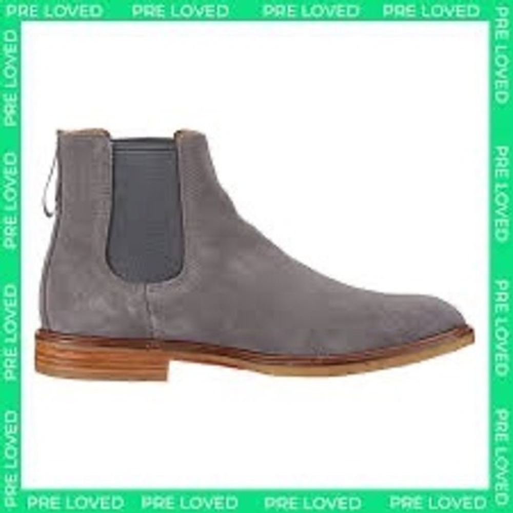 Clarks Clarkdale Gobi Mens Grey Suede Chelsea Boots 61279310 Size‎ 10